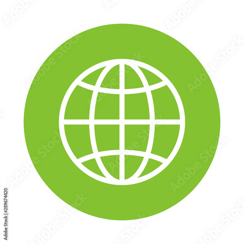 Globe world vector icon
