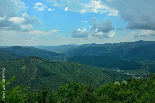 Slovakia-outlook from ruins of Muran castle in the Low Tatras