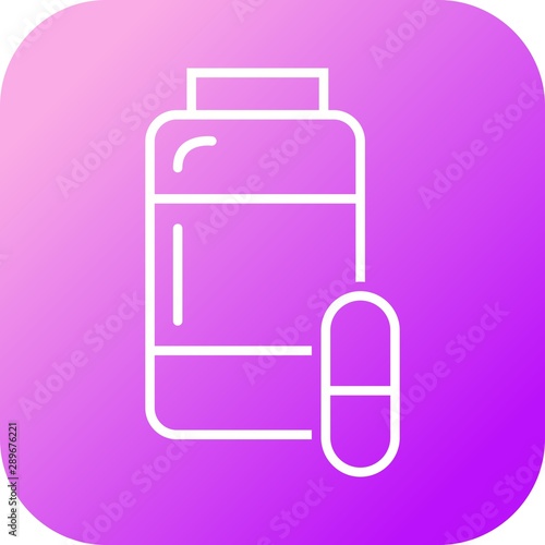 Beautiful medicines vector line icon