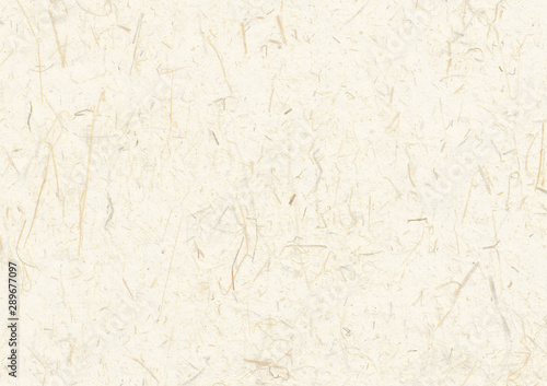 Korean traditional paper with straw