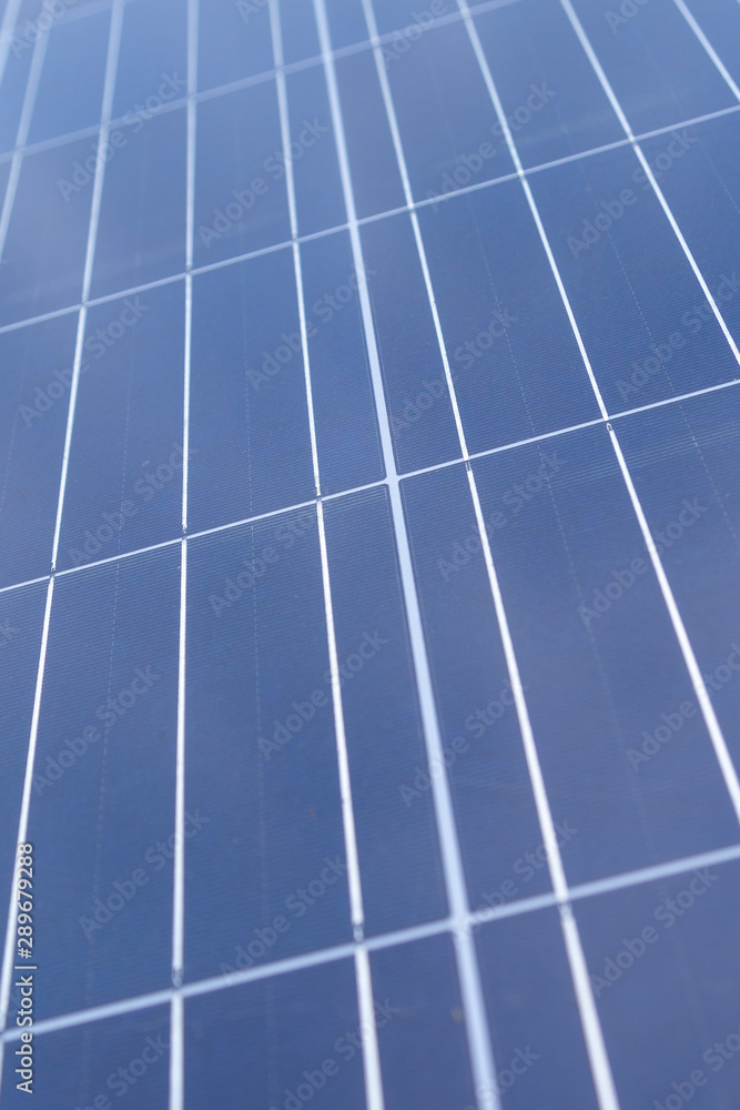 Background of solar panel with selective focus.