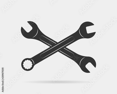 Fototapeta Tools vector wrench icon