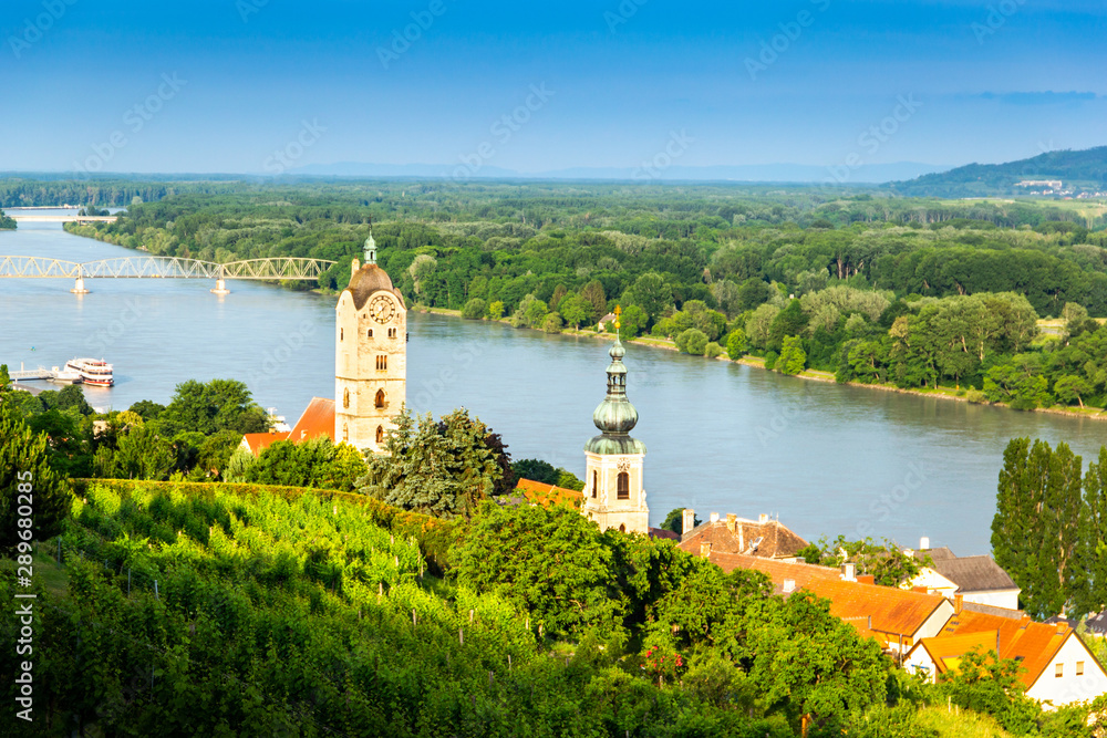 Krems an der Donau in the federal state of Lower Austria, Wachau Valley, Austria Krems an der Donau in the federal state of Lower Austria, Wachau Valley, Austria