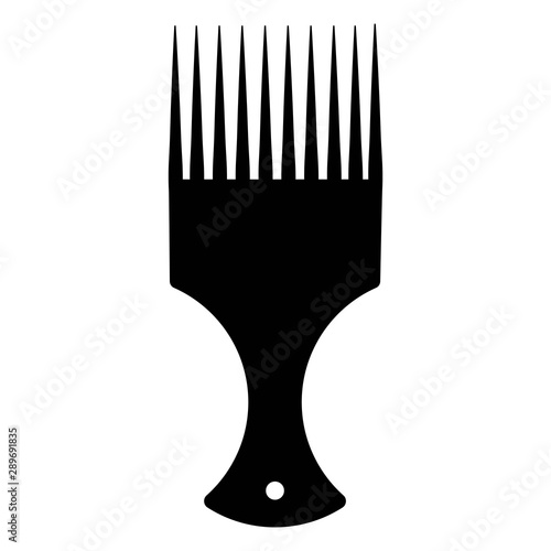 hair comb icon vector template - Vector