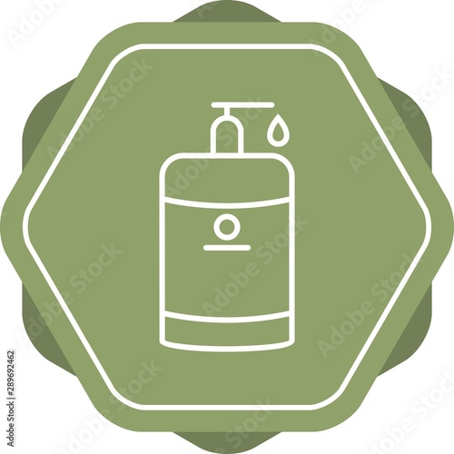 Beautiful handwash vector line icon