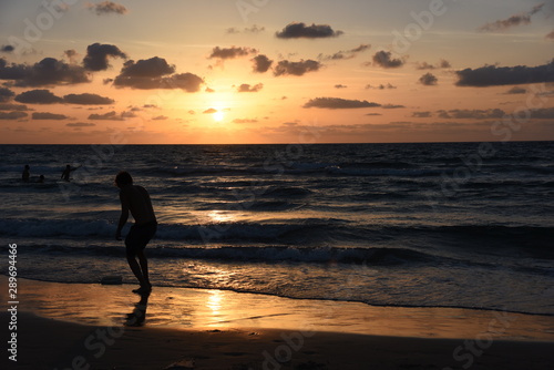 silhouette of MAN at sunset © Asaf
