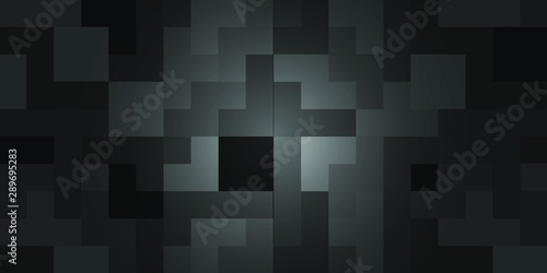 Tetris black and white gradient background vector illustration