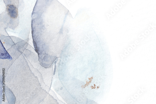 Abstract marble minimal background. Scandinavian design. Hand drawn watercolor illustration © natikka