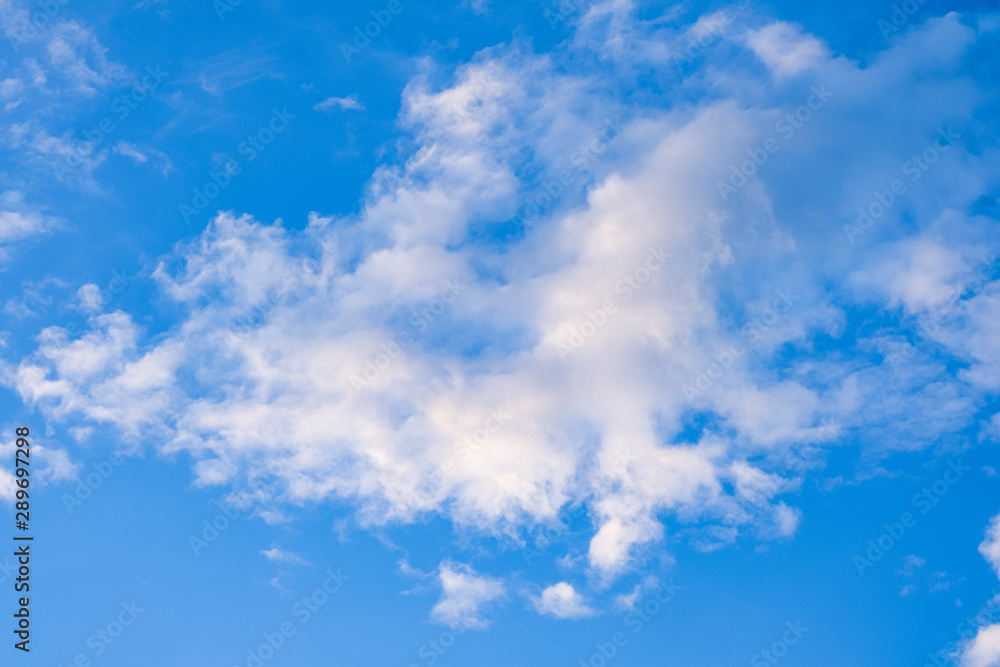 beauty high fluffy abstract clouds blue sky background fresh air in sunny day beauty high fluffy abstract clouds blue sky background fresh air in sunny day