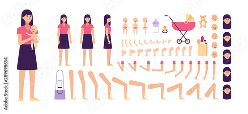 䴀漀琀栀攀爀 愀渀搀 戀愀戀礀 愀渀椀洀愀琀椀漀渀 猀攀琀 ⴀ 椀猀漀氀愀琀攀搀 昀攀洀愀氀攀 挀愀爀琀漀漀渀 挀栀愀爀愀挀琀攀爀