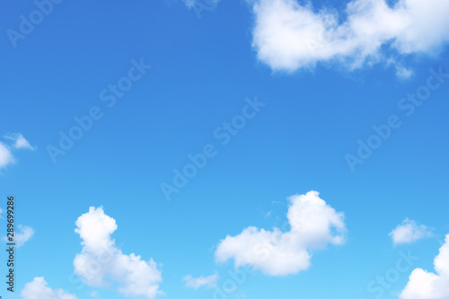 Blue sky with clouds