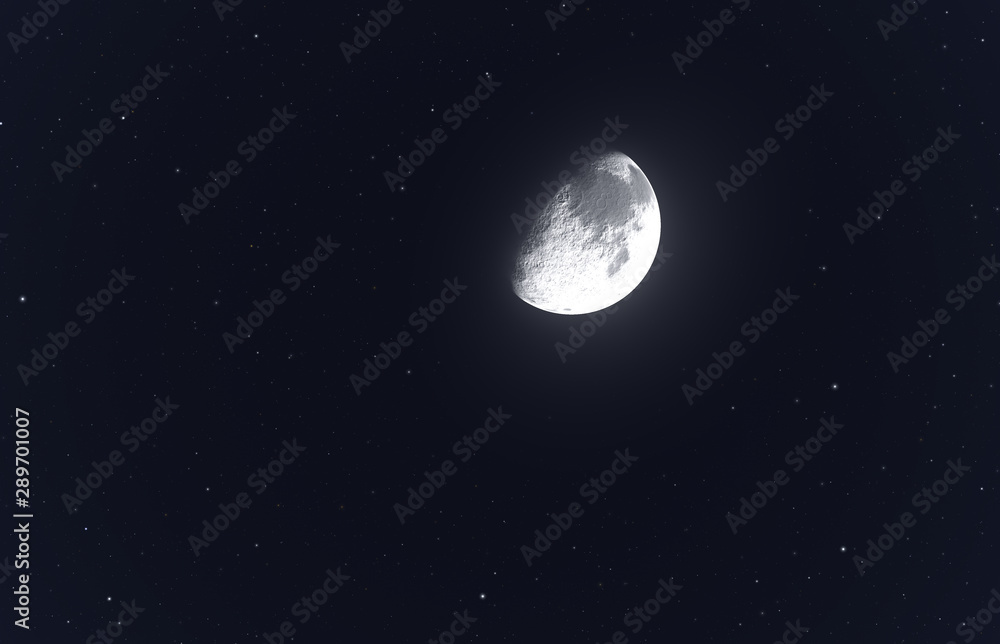 the planet moon in space the planet moon in space