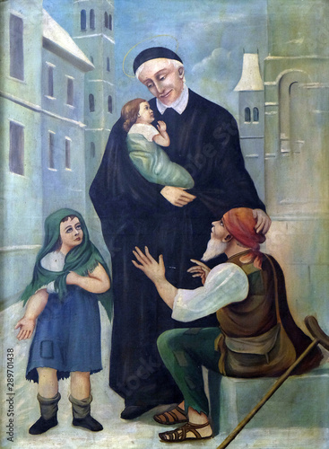 Saint Vincent de Paul, convent of the Sisters of Charity of Saint Vincent de Paul in Zagreb 