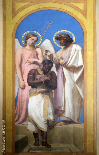 Photos The Baptism of the Eunuch, Notre Dame de Lorette in Paris, France