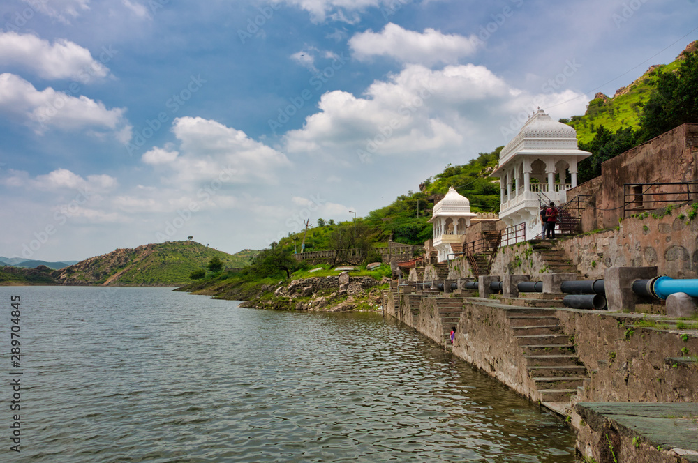 Lake Badi - An artificial fresh water lake, Udaipur, Rajasthan, India