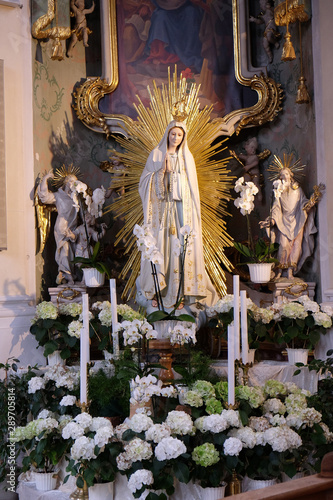 Our Lady of Fatima, Maria Vesperbild Church in Ziemetshausen, Germany 