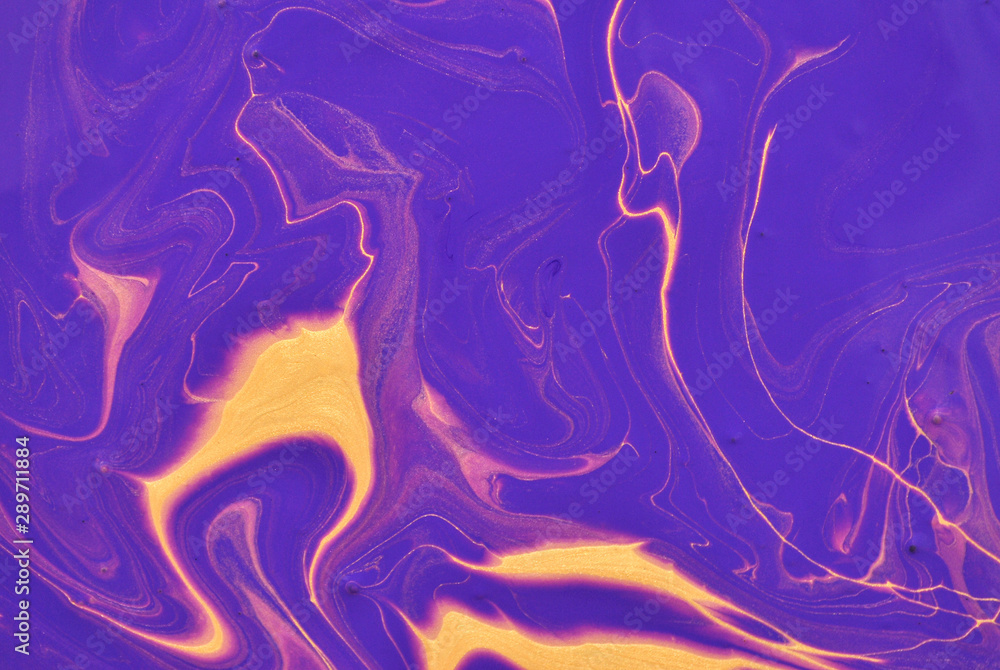 Fototapeta Purpurowy marmurowy abstrakcjonistyczny akrylowy tło. Marmurkowe grafiki tekstury. Płynny wzór akrylowy