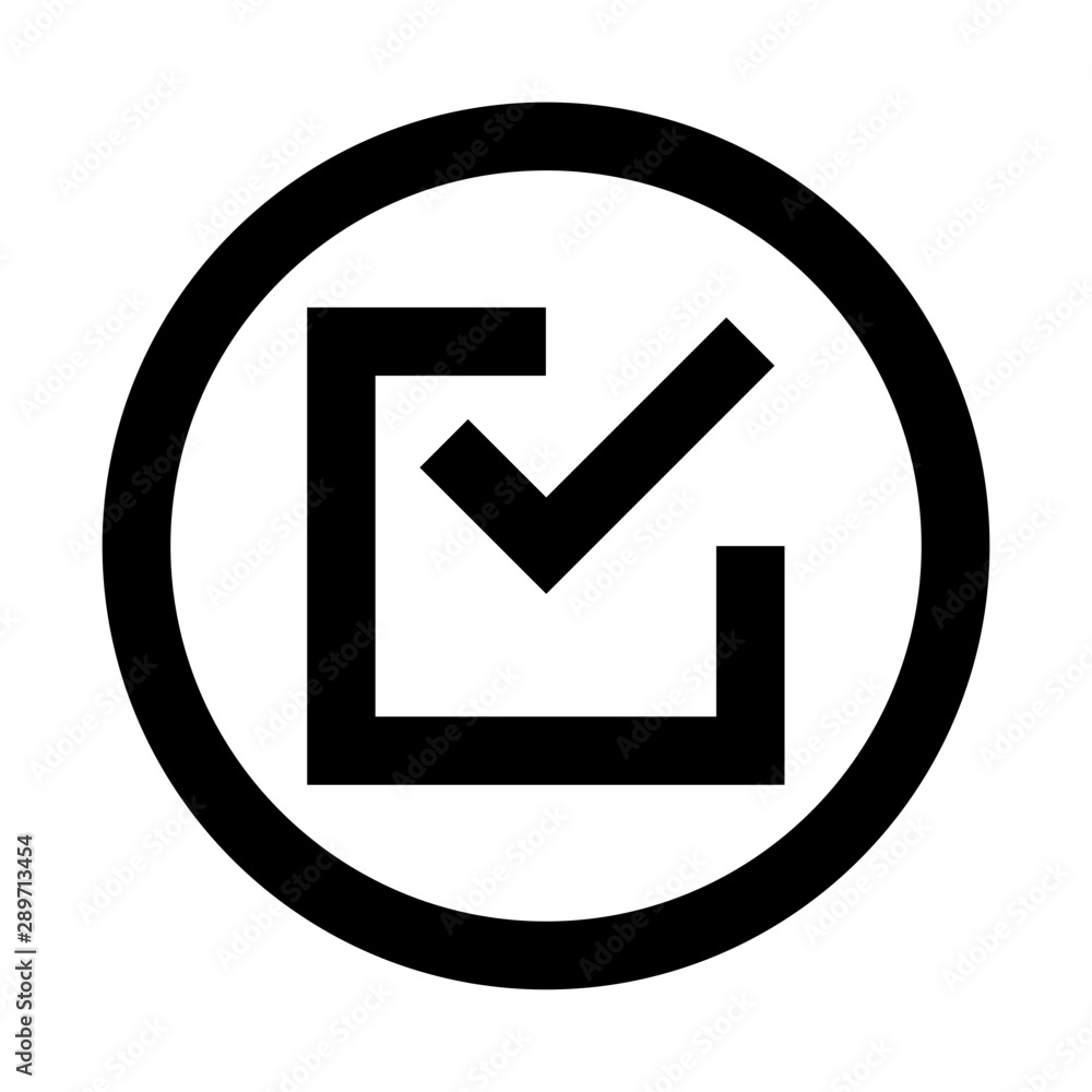 checkbox circle line icon vectors checkbox circle line icon vectors