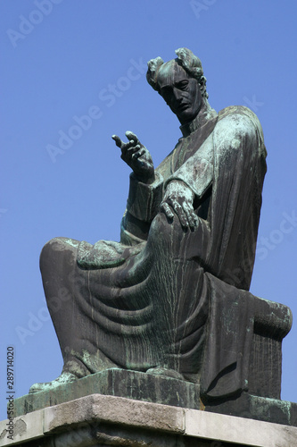 Statue of Bishop Josip Juraj Strossmayer in Zagreb, Croatia