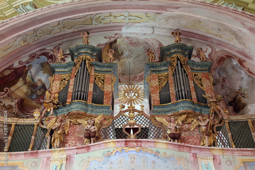 Beautiful pipe organ