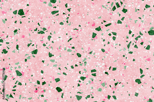 Terrazzo texture. Polished concrete floor and wall pattern. Color surface marble and granite stone, material for decoration