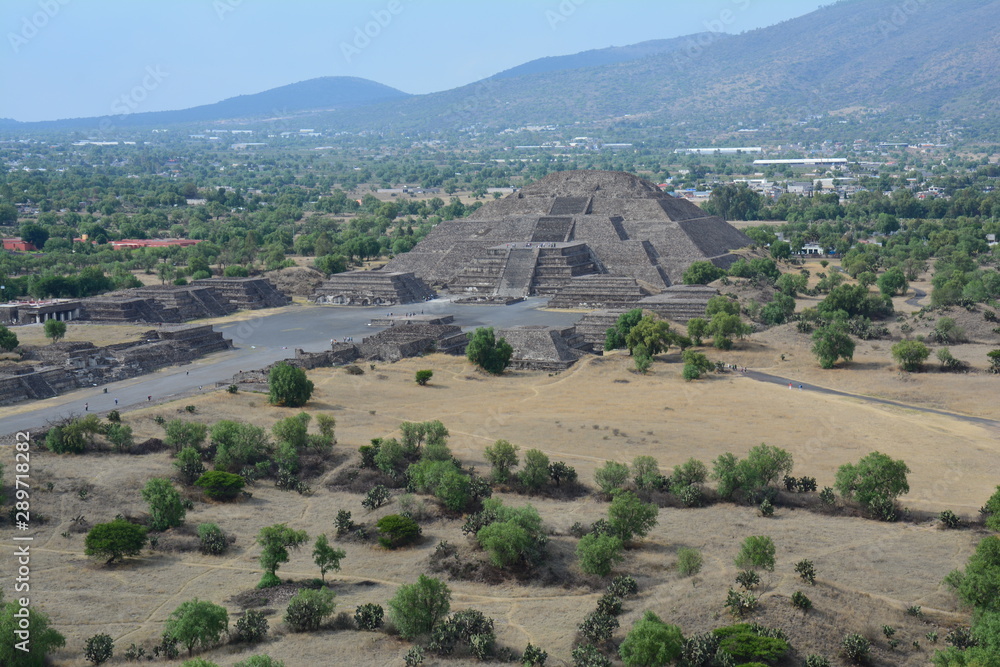 Pyramides de Teotihuacan Mexique