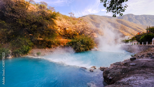 Thermal hot springs Grutas de Tolantongo   in Mexico state