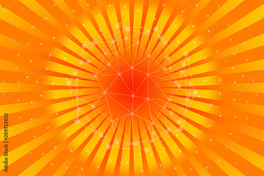 Fototapeta premium abstract, orange, yellow, wallpaper, design, illustration, light, wave, graphic, color, waves, gradient, bright, sun, texture, backdrop, pattern, art, red, curve, lines, line, artistic, shape, color