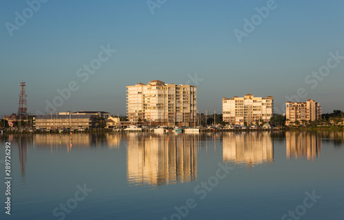 Condominiums Along the Indian River Lagoon in Florida