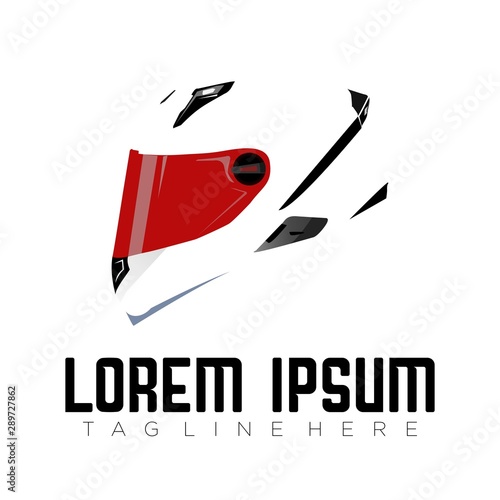 Simple Logo Design Helmet 