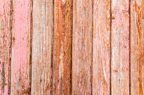 Rough wooden boards with cracks as background