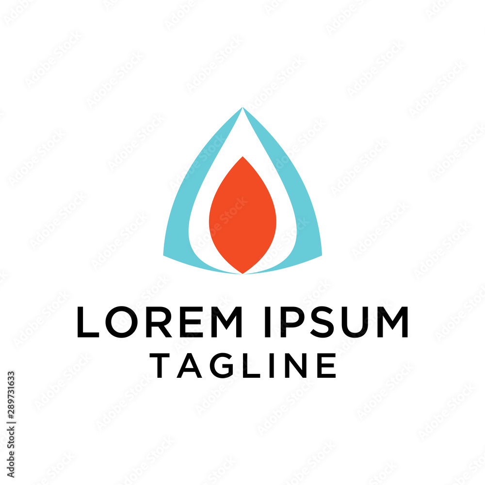 Abstract Fire Logo Design Template Abstract Fire Logo Design Template