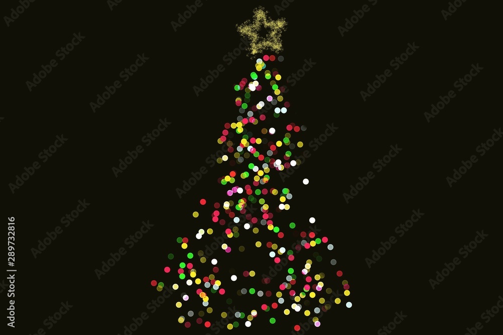 Christmas bokeh background light Christmas bokeh background light