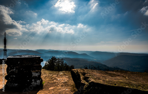 Ligne de crête entre les vosges et l'alsace 