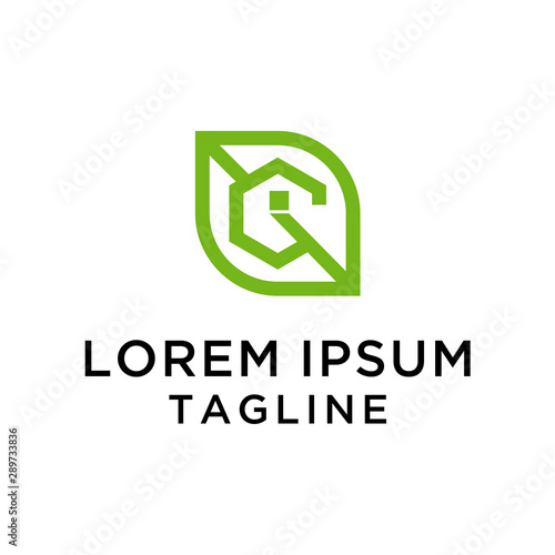 Leaf GI Logo Design Template