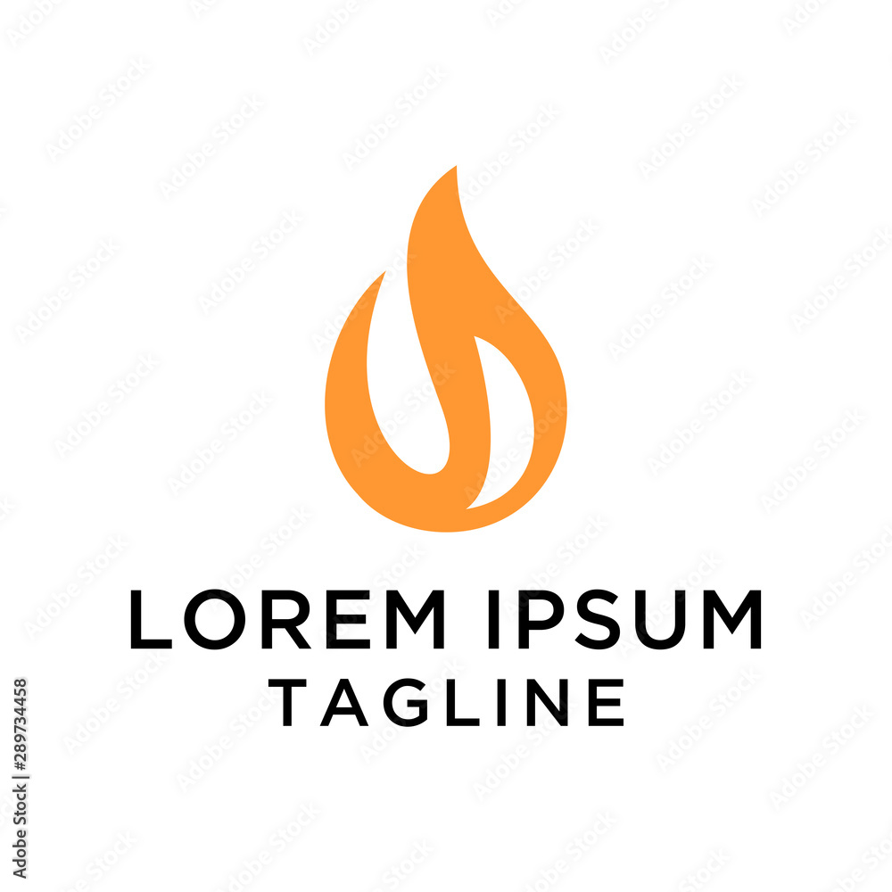 Abstract Fire Logo Design Template Abstract Fire Logo Design Template