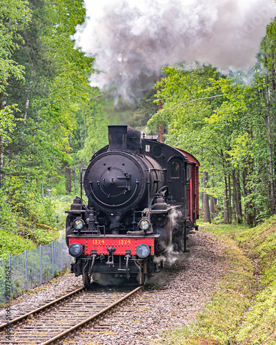 old steam engine locomotive