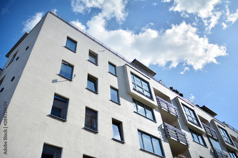Modern European residential apartment buildings quarter. Abstract architecture, fragment of modern urban geometry. Modern European residential apartment buildings quarter. Abstract architecture, fragment of modern urban geometry.
