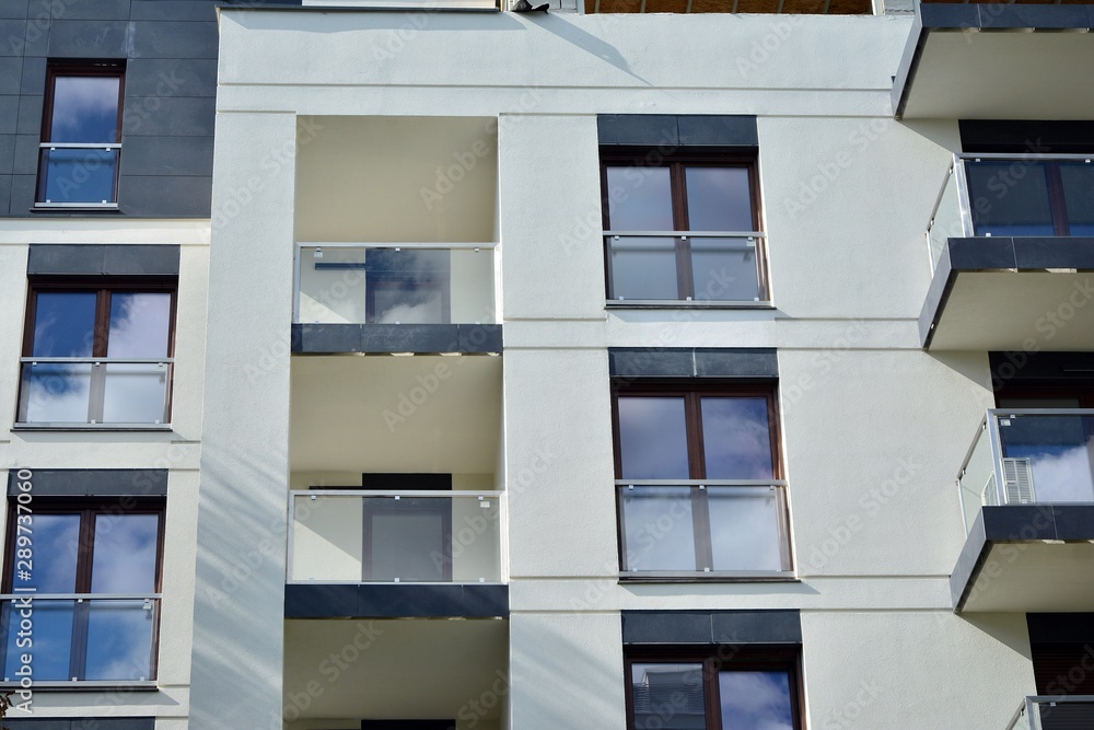 Modern European residential apartment buildings quarter. Abstract architecture, fragment of modern urban geometry. Modern European residential apartment buildings quarter. Abstract architecture, fragment of modern urban geometry.