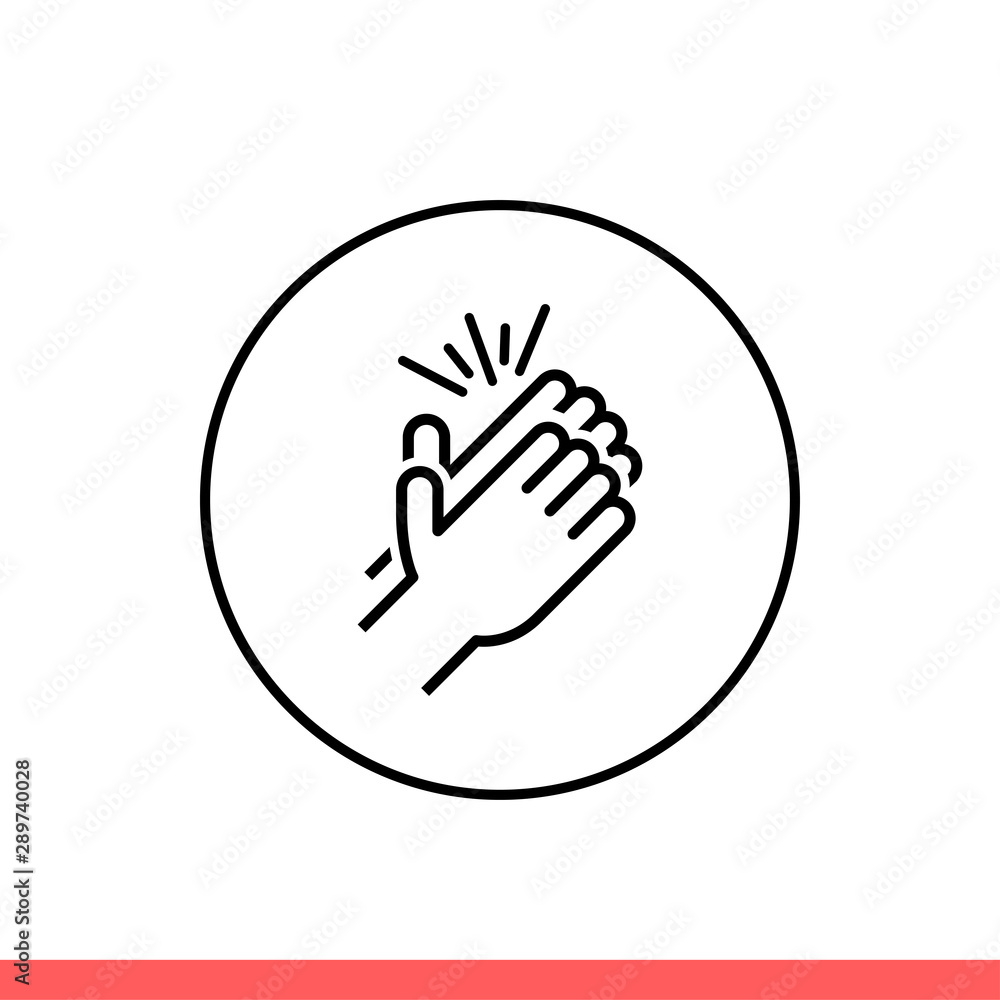 Applause vector icon Applause vector icon