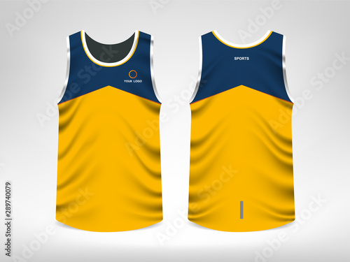 Sleeveless Sport T-shirt Design
