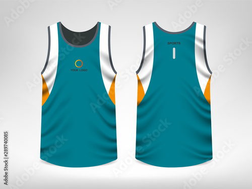Sleeveless Sport T-shirt Design