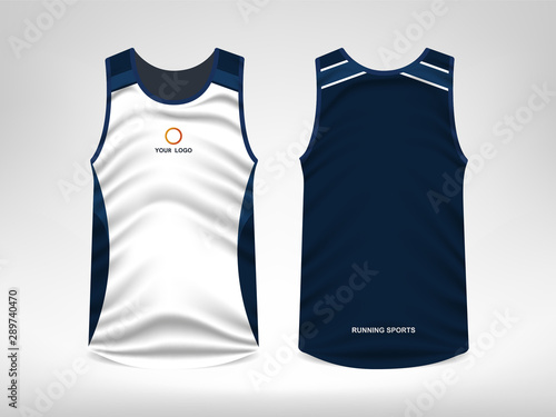 Sleeveless Sport T-shirt Design