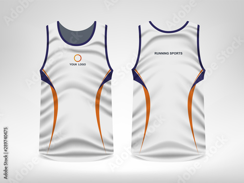 Sleeveless Sport T-shirt Design