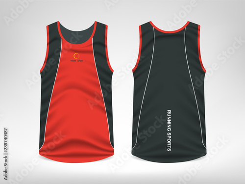 Sleeveless Sport T-shirt Design