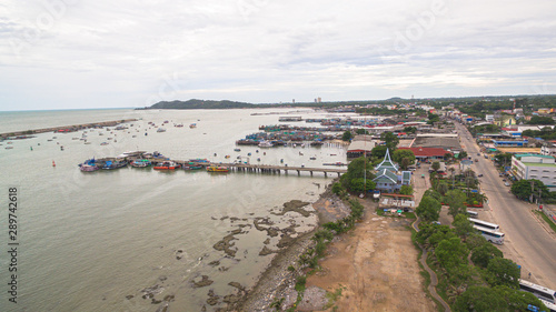 Tha Phae is a pier to Koh Samet. Tourists have to come to the boat at this pier. This pier is an important economic port of Rayong.. © Narong Niemhom