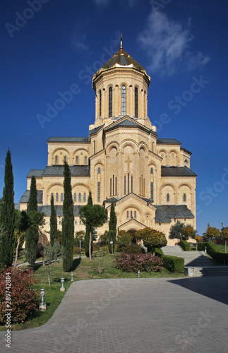 Holy Trinity cathedral in Tbilisi. Georgia