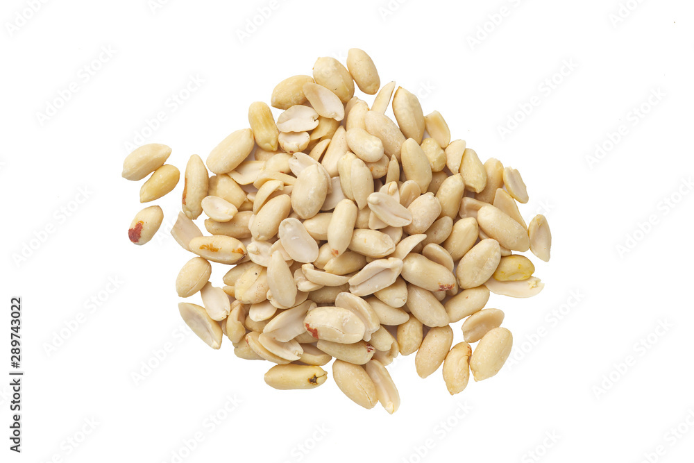 Peanuts nuts isolated on white background. Peanuts nuts isolated on white background.