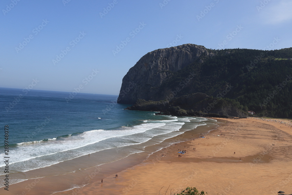 Urdaibai Bizkaia, Pais Vasco, Mundaka, Playa de Laga