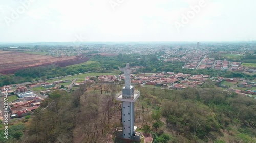 Aerial image of the city of Sertaozinho, SP / Brazil photo